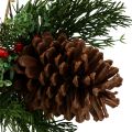 Floristik24 Weihnachtshänger mit Zapfen und Beeren 16cm