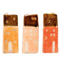 Keramik-Dekohäuser 10 cm 3er-Set handbemalt für Innenbereich | Floristik24.at