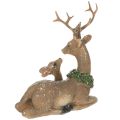 Dekofigur Hirschfamilie mit