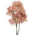 Floristik24 Holunder künstlich Rosa Blütenzweig 52cm 4St