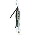 Floristik24 Holzhänger Fische Blau 36cm 4St