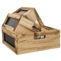 Holzkisten-Set mit Tafel und