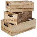 Kiste aus Holz mit Tafelfront