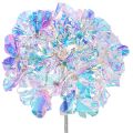 Floristik24 Künstlicher Hortensienzweig aus Kunststoff mit Drahtkern, irisierende Farben, 36 cm, 2 Stück