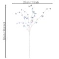 Künstlicher Blütenzweig mit irisierenden Blüten 98 cm | Floristik24.at