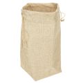 Floristik24 Geschenktasche aus Jute 13,5×11×25cm in Naturfarben mit Kordel