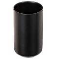 Floristik24 Magnetische Kerzenhalter rund mattschwarz für Stabkerzen 25 mm, 4 Stück
