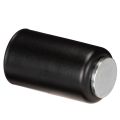 Magnetische Kerzenhalter rund mattschwarz für Stabkerzen 25 mm, 4 Stück | Floristik24.at