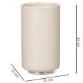 Stabkerzenhalter mit Magnet 25 mm Cremeweiß 4er-Set | Floristik24.at