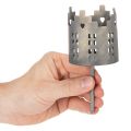 Teelichthalter mit Dorn aus Metall Häuser-Design 6 cm Ø 2er-Set | Floristik24.at