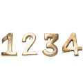 Floristik24 Kerzenpins Advent Zahlen 1 bis 4 Set 4 cm Gold Metall