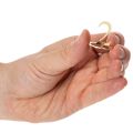 Kerzenring-Set aus Metall mit Zahlen für Stabkerzen, Ø 3 cm, gold, 4-teilig | Floristik24.at