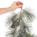 Künstliche Kieferngirlande mit Zapfen 180 cm Grün-Braun für Innenräume | Floristik24.at