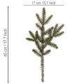 Künstliche Tannenzweige 45 cm grün im 3er-Set für Dekoration und Gestecke | Floristik24.at