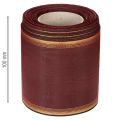 Kranzband aus Taft mit Moiré, 100 mm breit, Bordeaux, 25 m Rolle | Floristik24.at