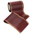 Kranzband Taftbindung Bordeaux 125mm mit Goldkante 25m | Floristik24.at