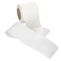Kranzband 75mm x 25m Weiß Acetat für Trauerfloristik | Floristik24.at