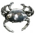 Deko Krebs Antik Silber 12cm | Floristik24.at