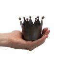 Kleine Metallkrone 10 cm Schwarz für Dekoration im Innenbereich | Floristik24.at
