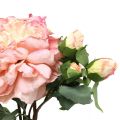 Floristik24 Künstliche Rosen Blüte und Knospen Kunstblume Rosa 57cm
