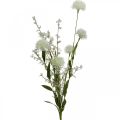 Floristik24 Künstliche Wiesenblume Weiß Seidenblumen-Bukett Kunstblumen