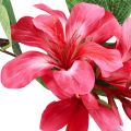 Floristik24 Künstlicher Orchideenzweig Bauhinia Pink Kunstpflanze 62cm