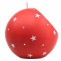 Floristik24 Weihnachts-Kugel zum Hängen Weihnachtsmänner und LED Rot Ø20cm Für Batterien