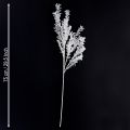 Kunstzweig gefrostet Dekozweig Winterdeko Weiß 78cm 2St | Floristik24.at