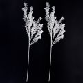 Kunstzweig gefrostet Dekozweig Winterdeko Weiß 78cm 2St | Floristik24.at