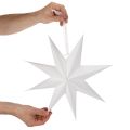 LED-Stern aus Kunststoff mit Timer, Warmweiß, 38 cm, für Innen- und geschützten Außenbereich | Floristik24.at