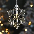 Floristik24 LED Fensterdeko Weihnachten Schneeflocken Warmweiß Für Batterie 105cm