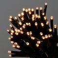 Floristik24 LED Reislichterkette 180er 13,5m schwarz/Warmweiß