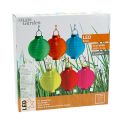 Lampion LED mit Solar 20cm Orange | Floristik24.at