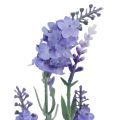 Floristik24 Lavendel im Topf Künstlich Lila Pink Hell Lila H26cm 3St