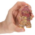 Dekofiguren Lebkuchenmännchen 3er-Set aus Kunststoff 8cm | Floristik24.at