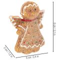Dekofiguren Lebkuchenmännchen 3er-Set aus Kunststoff 8cm | Floristik24.at