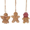 Deko-Anhänger Lebkuchenfiguren