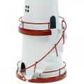 Floristik24 Leuchtturm Rot Maritime Deko Metall Sommerdeko