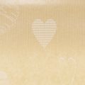 Manschettenpapier 25cm 100m Natur Herzen – Nassfestes Floristenpapier | Floristik24.at