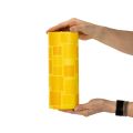Floristik-Manschettenpapier aus Papier, 25 cm x 100 m, gelbes Mosaikmuster | Floristik24.at