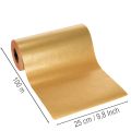 Manschettenpapier Rolle Gold-Rot 25cm x 100m für Floristik | Floristik24.at