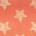 Manschettenpapier Rolle 25 cm x 100 m rot mit Sternenmuster Floristikbedarf | Floristik24.at