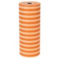 Manschettenpapier Rolle Papier orange gestreift 25 cm x 100 m Floristik | Floristik24.at