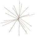 Floristik24 Deko Polarstern aus Metall mit LED-Beleuchtung Warmweiß 29 cm für Innen- und Außenbereich