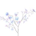 Floristik24 Künstlicher Blütenzweig aus Kunststoff mit irisierenden Blüten 80cm