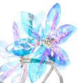 Künstlicher Blütenzweig aus Kunststoff mit irisierenden Blüten 80cm | Floristik24.at