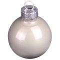 Mini Weihnachtskugeln Glas Grün Perlmuttgrau Ø3cm 22 St | Floristik24.at