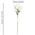 Kunstnelken Strauß weiß 40cm, 4 St | Floristik24.at