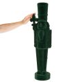 Nussknacker Figur 77 cm Grün Beflockt Weihnachtsdekoration Innenbereich | Floristik24.at