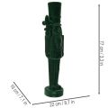 Nussknacker Figur 77 cm Grün Beflockt Weihnachtsdekoration Innenbereich | Floristik24.at